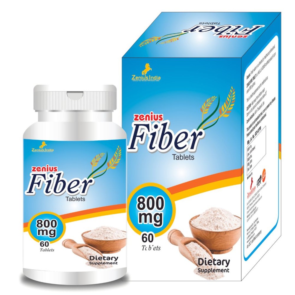 Zenius Fiber Tablets Dietary Supplements - 60 Tablets