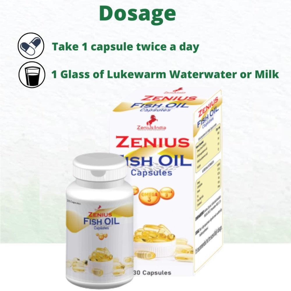 Zenius Fish Oil Capsules - 30 Capsules