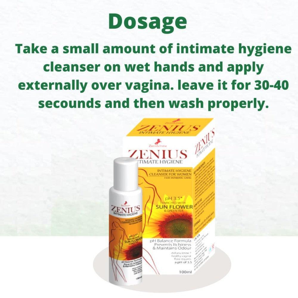 Zenius Intimate Hygiene Wash for Vaginal Wash - 100ml