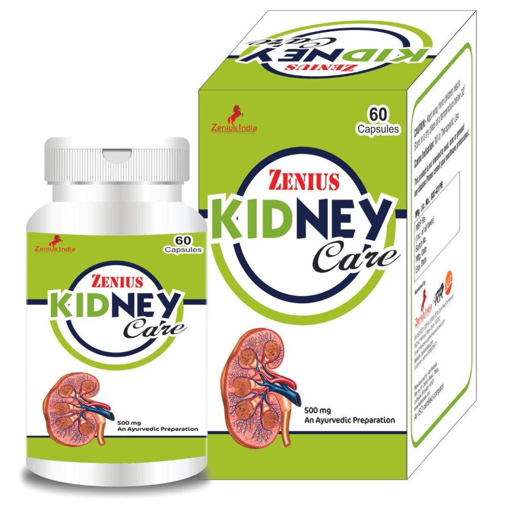 Zenius Kidney Care Capsule - kidney function relief 60 capsule