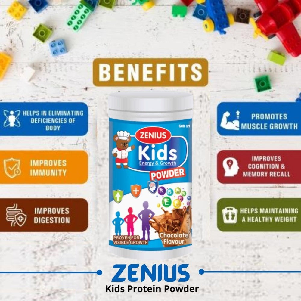 Zenius Kids Protein Powder | Kids Energy Power Supplements, Protein Supplements