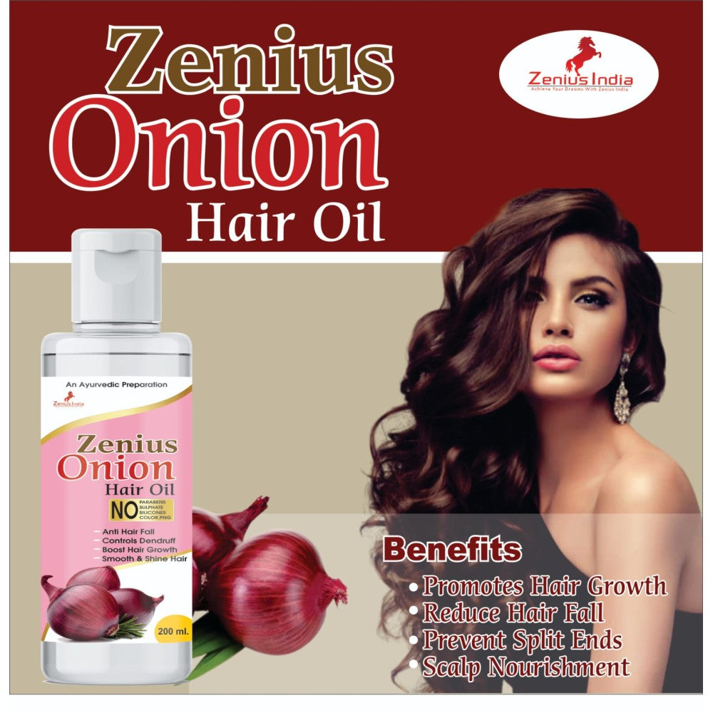 Zenius Onion Hair Oil for Hair Growth - 200ml