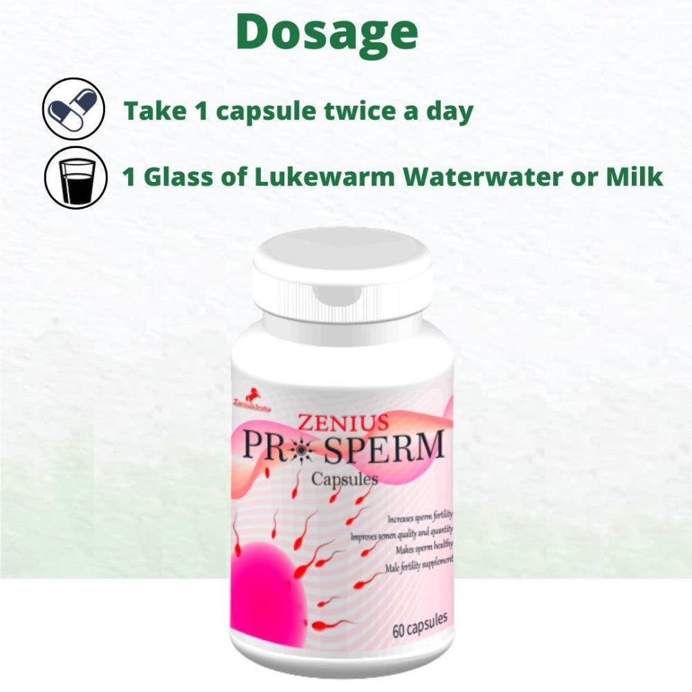 Zenius Pro Sperm Capsules | for Improve Sperm Count