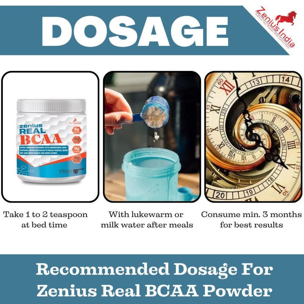 Zenius Real BCAA Powder for Strength - 250G