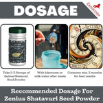 Zenius Shatavari Seed Powder Ayurvedic Support to Balance Women’s Hormones - 100g