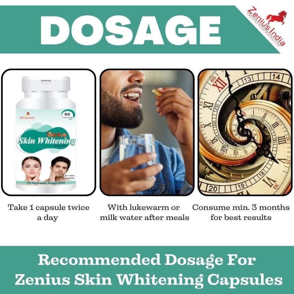 Zenius Skin whitening Capsule for Dry Skin Glow Pack