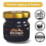 Zenius shilajit resin with ashwagandha - 20g