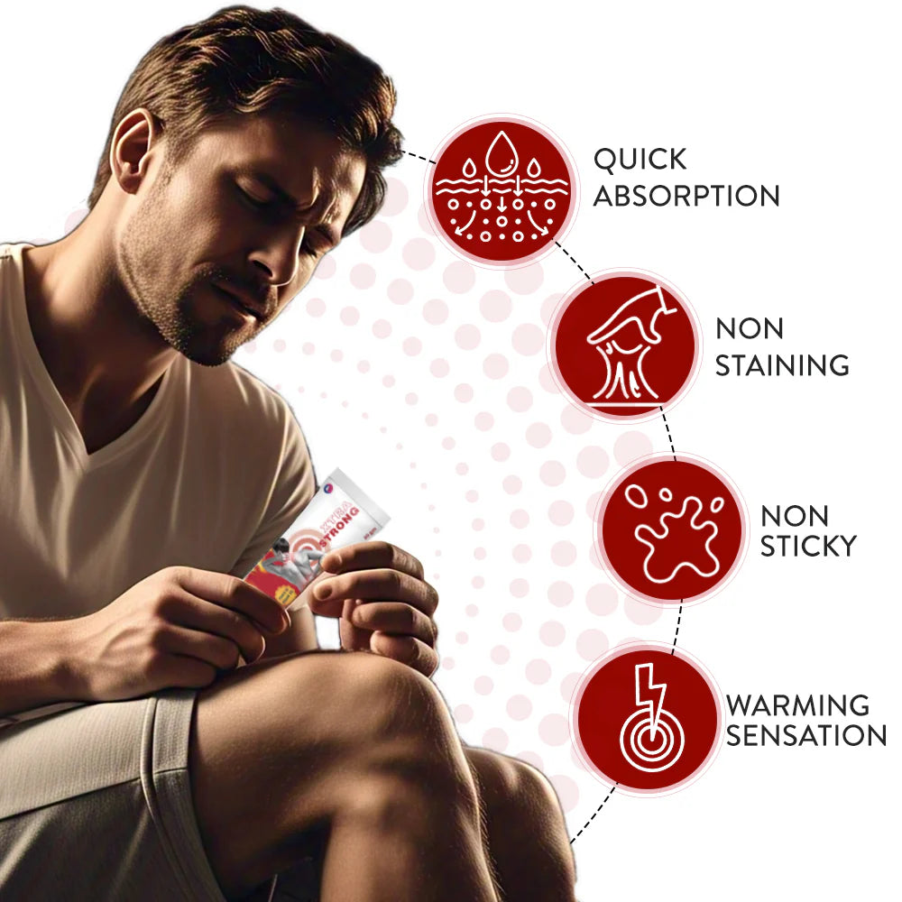 Lifesen Zenopain - Pain Relief Gel 30gm | Power of Aesame Oil Non-sticky Non-staining | Suitable for Back Pain, Muscle Pain, Joint Pain, Knee Pain, Sports related injuries (Pack of 1)