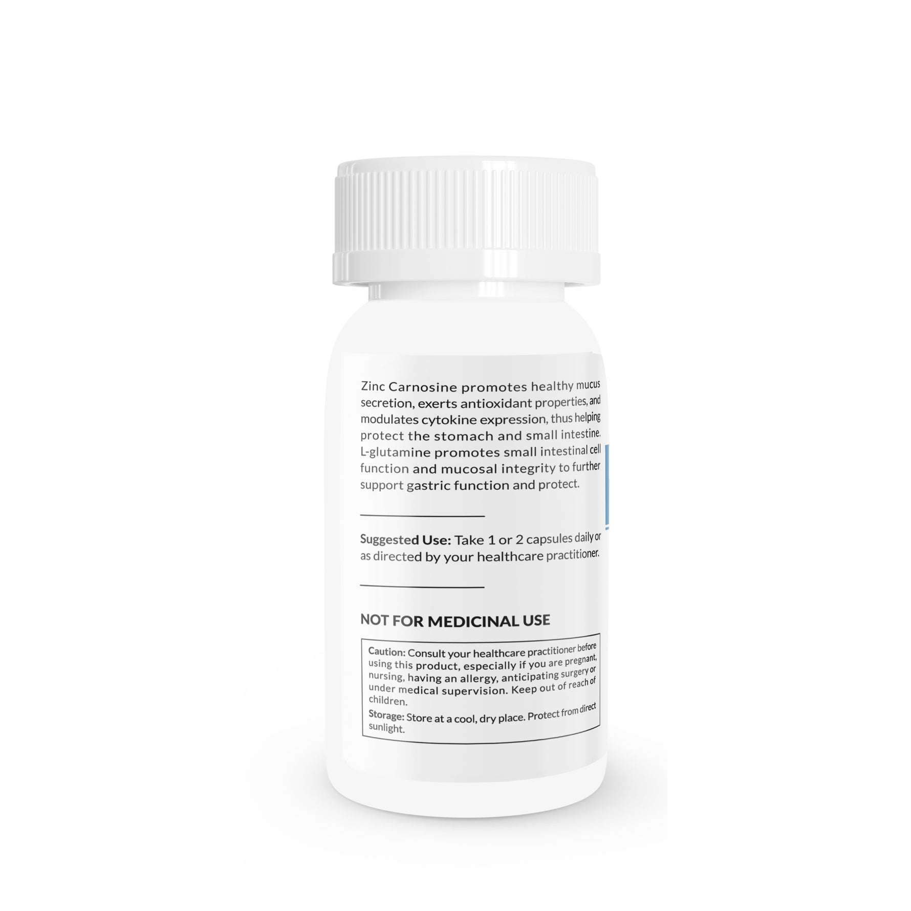 Vitaone Gastro Zinc Carnosine Capsules (60s) | For Stomach Lining Repair, Gut Barrier Support & Indigestion Relief