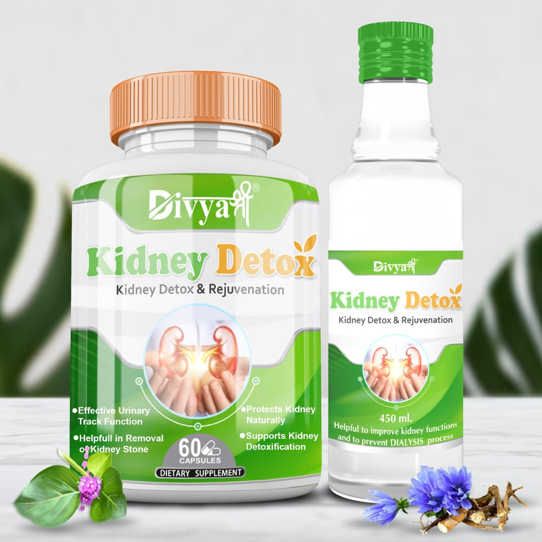 Divya Shree Kidney Detox Capsule & Syrup (Sugar Free)