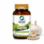 Organic Wellness Garlic Capsules -  90 Vegetarian Capsules
