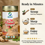 Organic Wellness Tulsi Ginger 100 grams Tin Pack