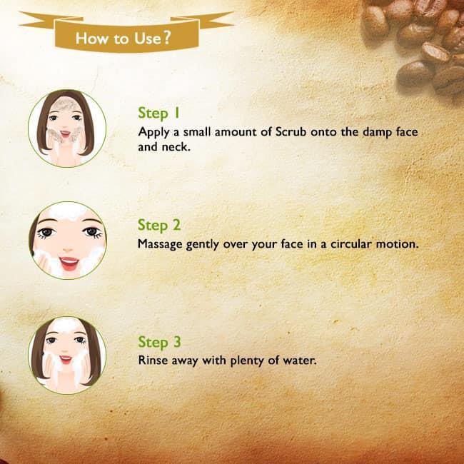 Deemark Osten Coffee Face Scrub - 200g - (Pack of 2)
