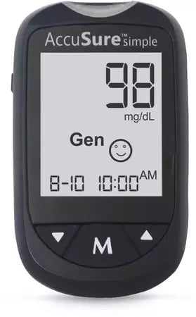 AccuSure Simple Blood Glucose Monitor