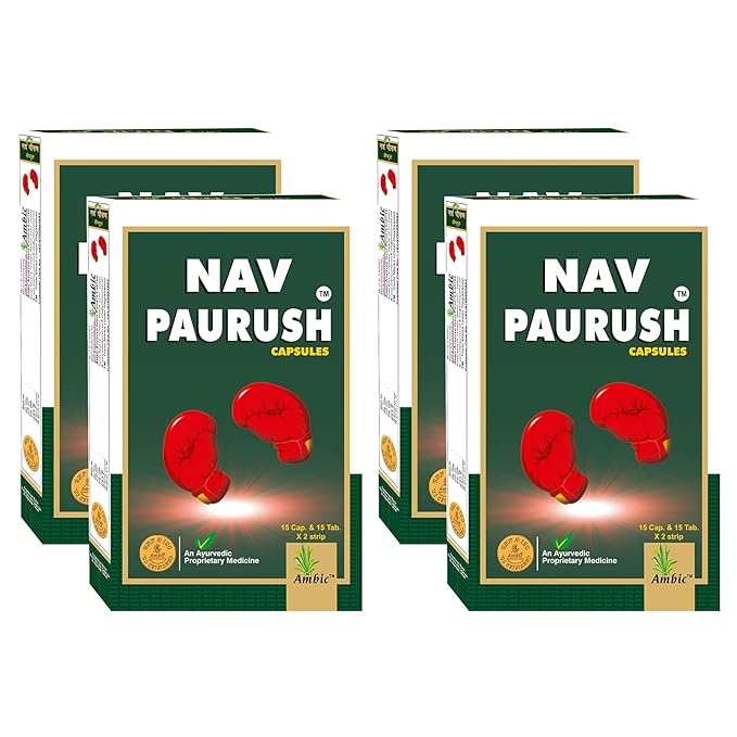 Ambic Nav Paurush Pack of 30 Capsule & 30 Tablet