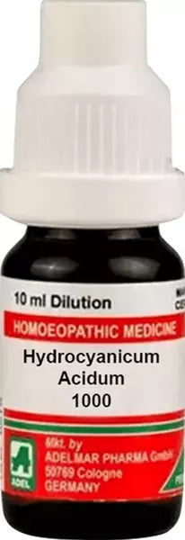 ADEL Hydrocyanicum Acidum Dilution 1000 CH - 10ml - Pack of 2