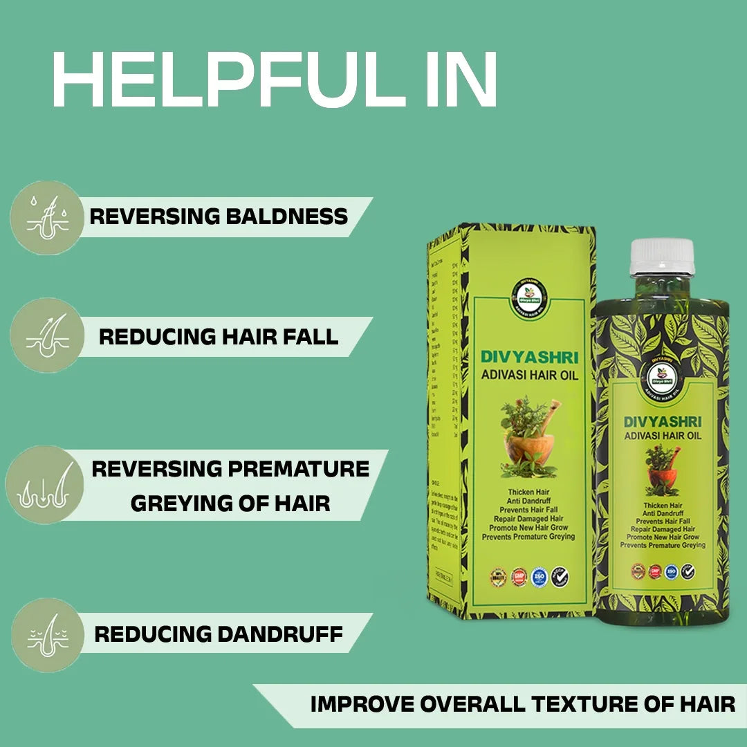 Divyashri Wellness Adivasi Herbal Hair Oil