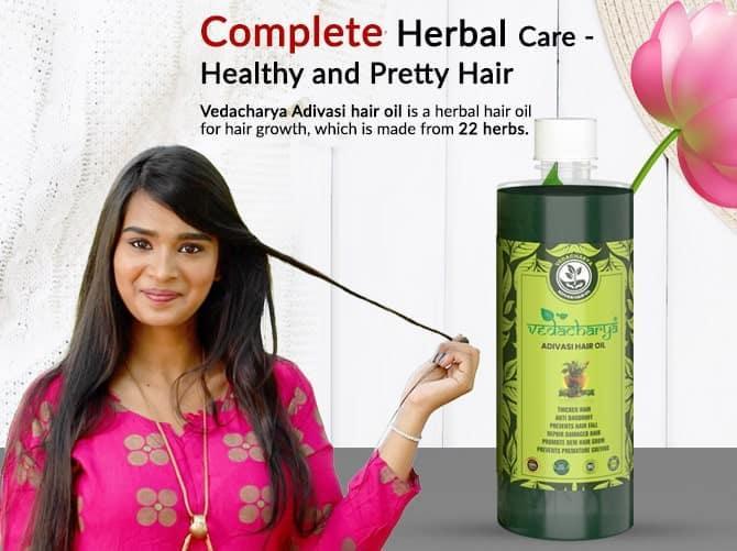 Vedacharya Adivasi Hair Oil for Long & Shiny Strong Hairs