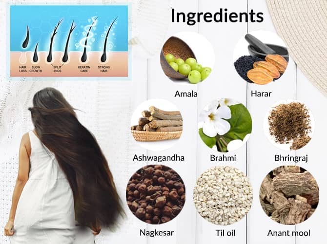 Vedacharya Adivasi Hair Oil for Long & Shiny Strong Hairs