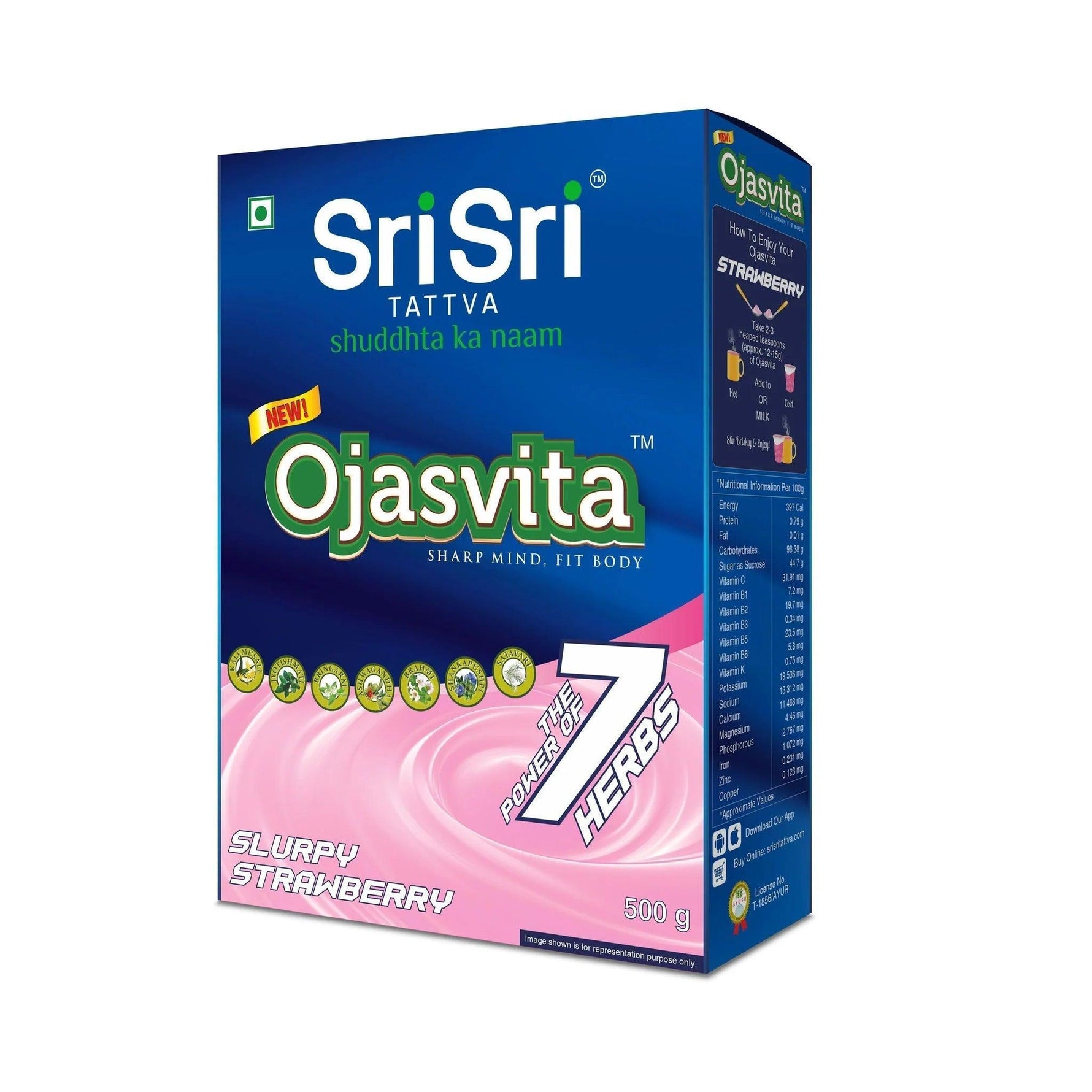 Sri Sri Tattva Strawberry Ojasvita - Sharp Mind & Fit Body