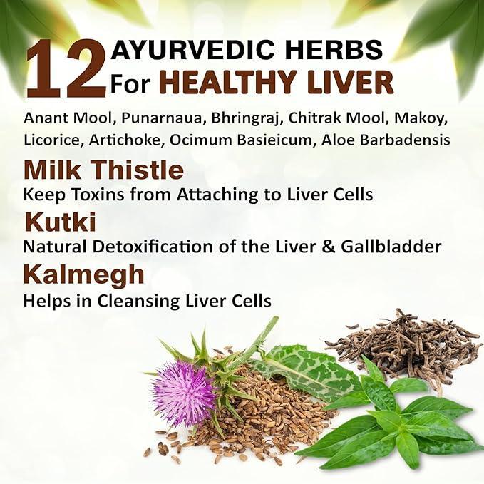 Ambic Liver Care Juice for Fatty Liver Detox I Ayurvedic Liver Support with Milk Thistle