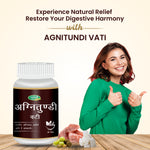 Pack of 2 Agnitundi Vati 30 tab for Digestive Improvement & daily wellness.