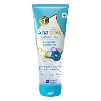 Ahaglow Advanced Skin Rejuvenating Face Wash | Effective Pore Cleanser | SLS & Paraben-Free Face Care Product - 200gm