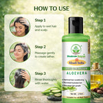 Bhudevam Naturals Khadi Aloe Vera Shampoo for Hair Growth & Scalp Care- 210ML