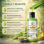 Bhudevam Naturals Khadi Aloe Vera Shampoo for Hair Growth & Scalp Care- 210ML