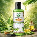 Bhudevam Naturals Khadi Aloe Vera Shampoo for Hair Growth & Scalp Care- 210ML