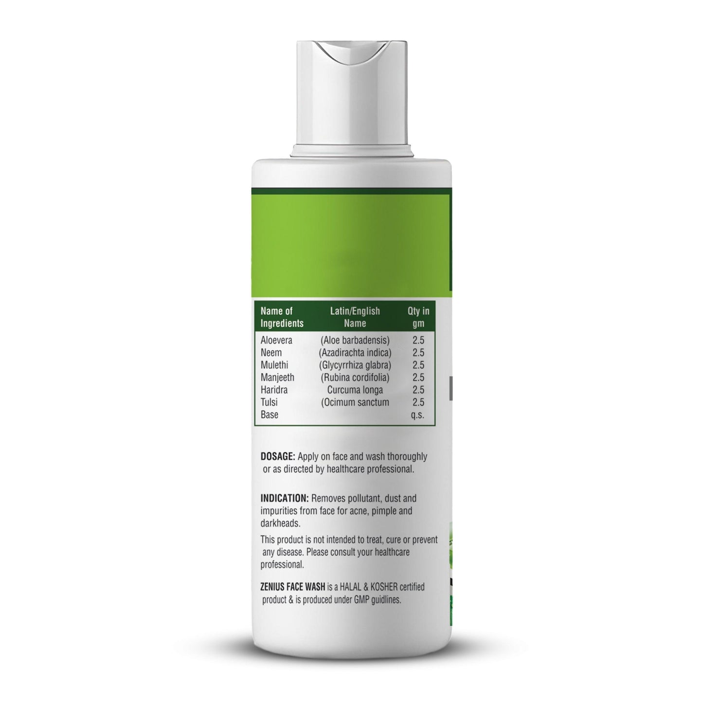 Zenius Aloe Neem Facewash for oily & dry skin, face wash for acne