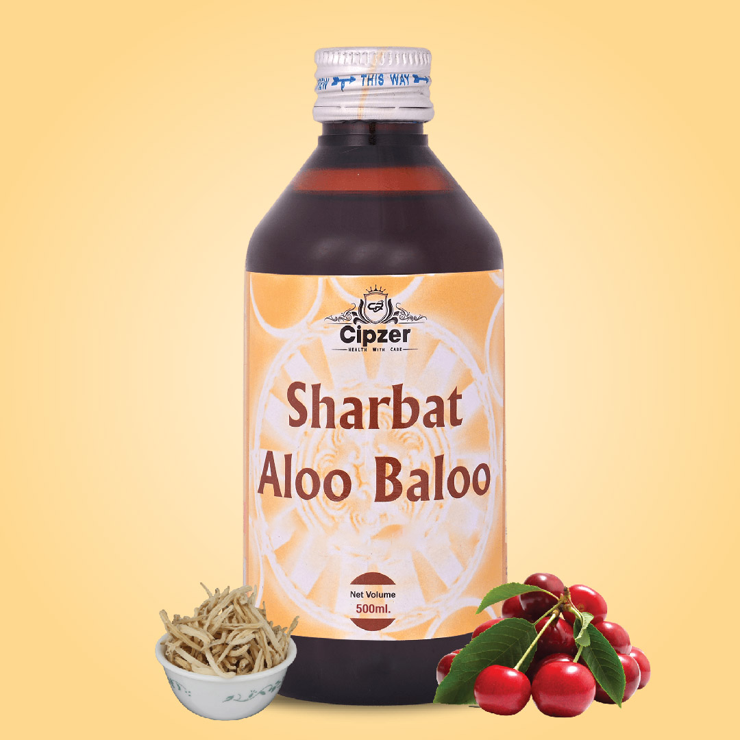 Cipzer Sharbat Aloo Baloo - Natural Renal Wellness & Systemic Cleansing (500 ML)