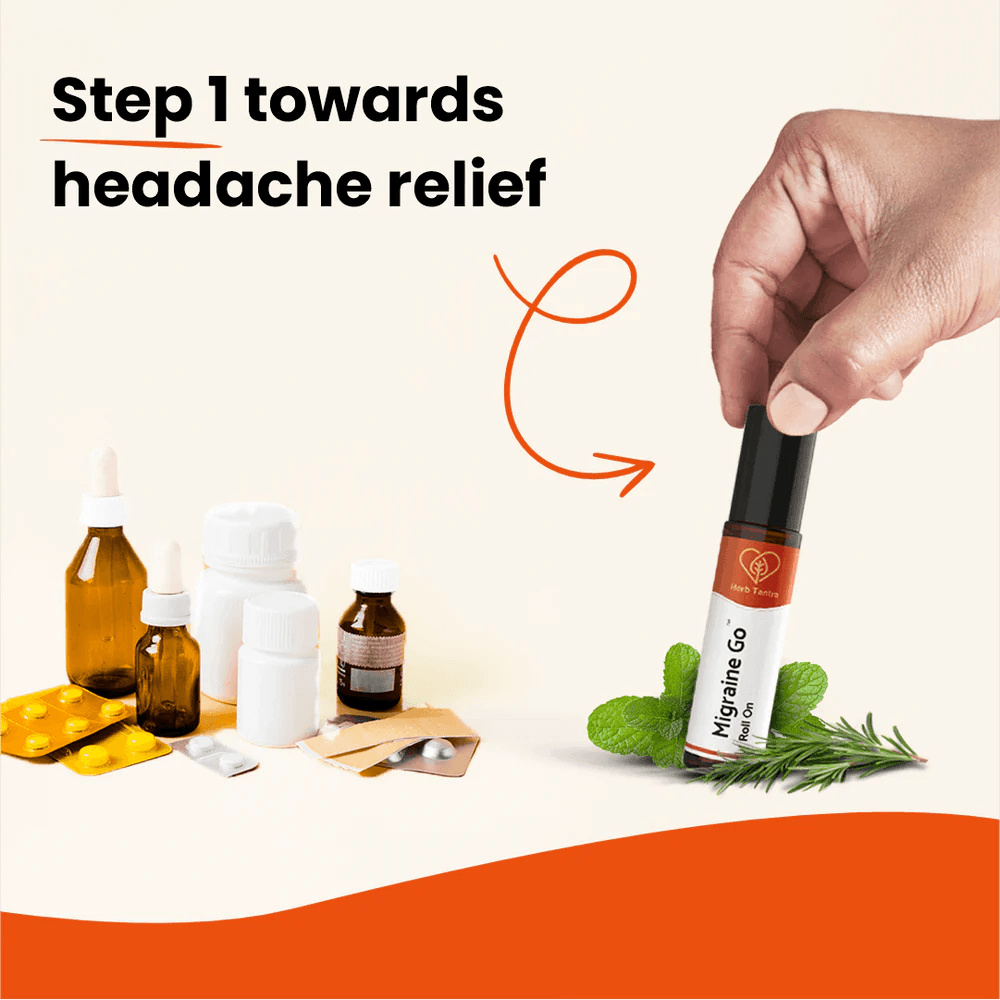 Herb Tantra Migraine Go Roll On (9 ml)