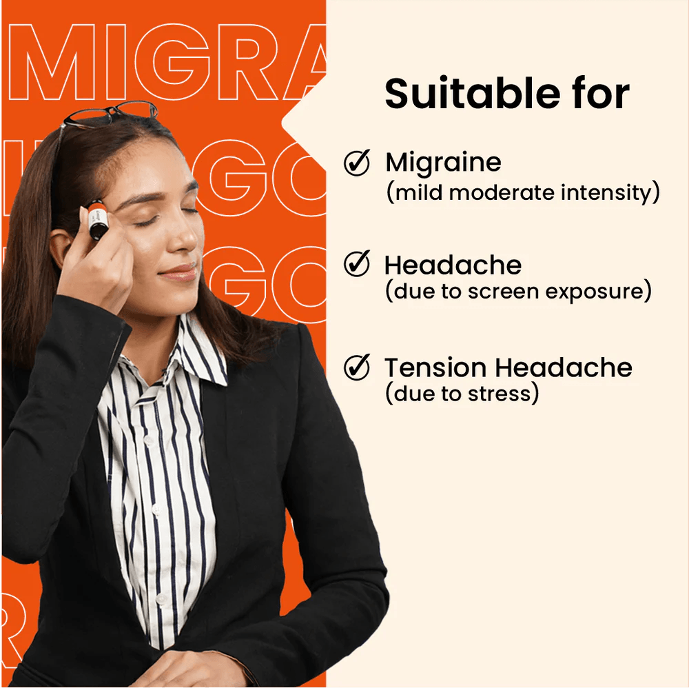 Herb Tantra Migraine Go Roll On (9 ml)