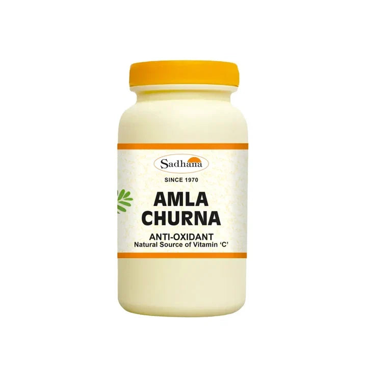 Sadhana Amla Churna - 500gms | Pure Organic Indian Gooseberry Powder for Immunity, Hair Health, Digestion & Skin Glow