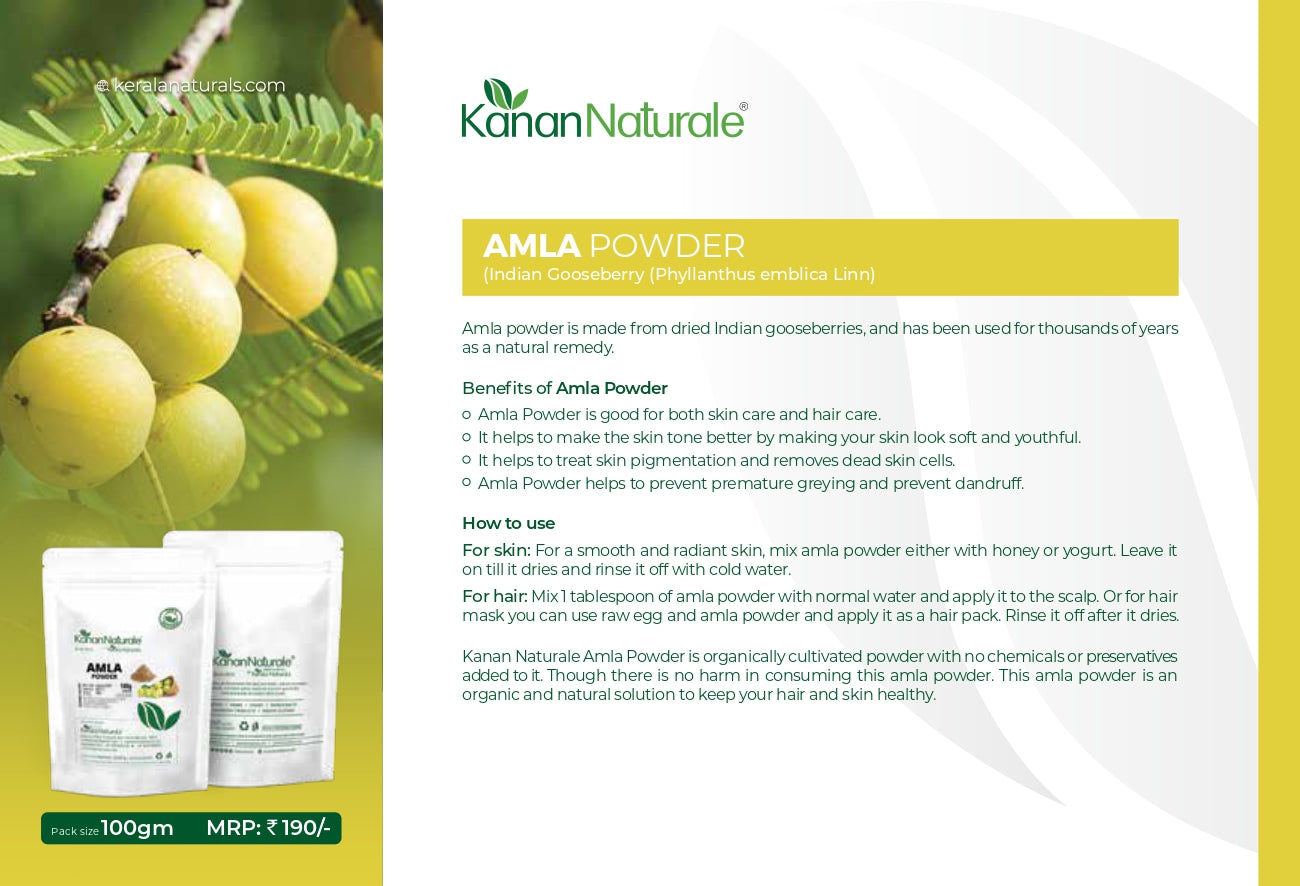 Kerala Naturals Amla Powder 100 gm