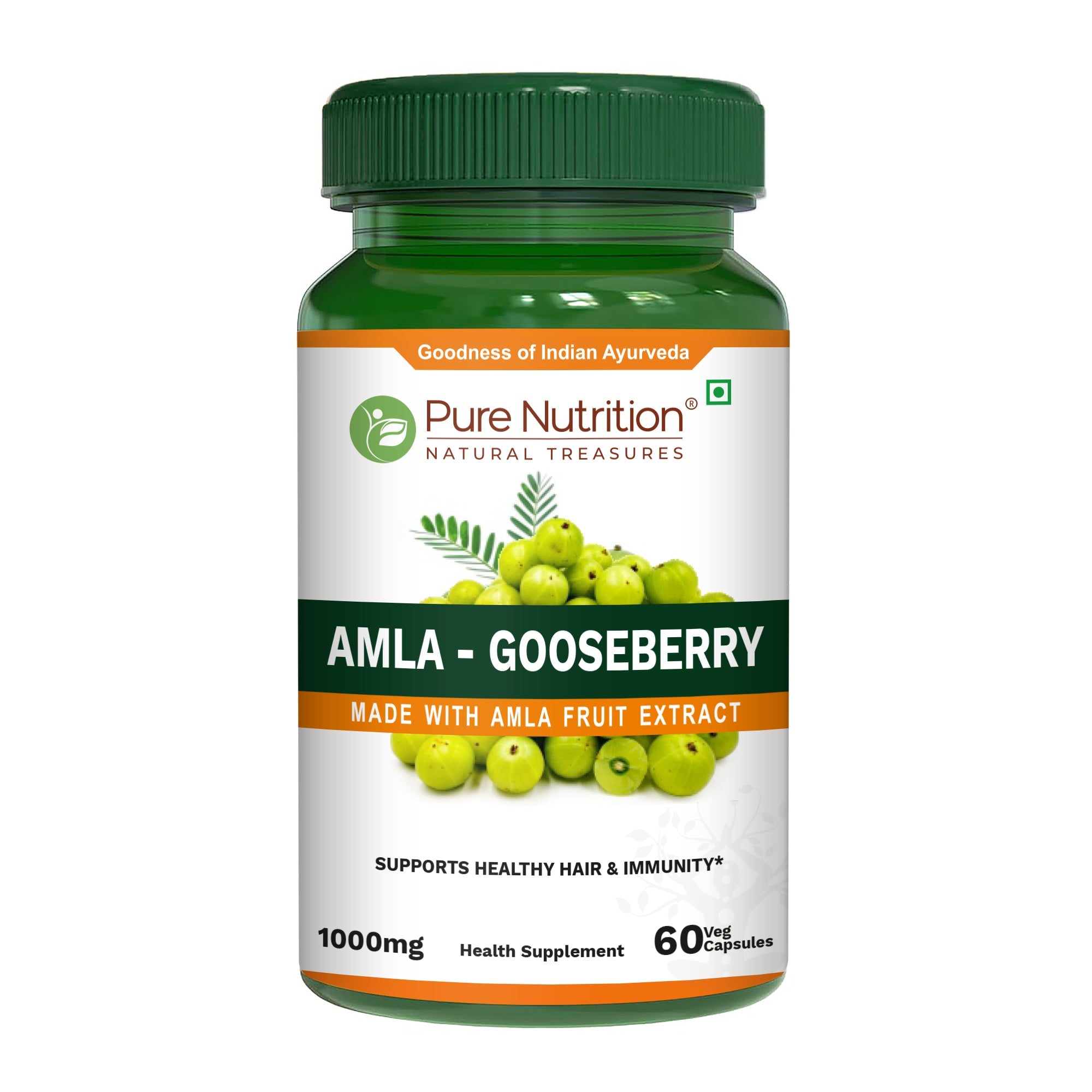 Pure Nutrition Amla Gooseberry 1000 mg 60 CAPS-USA