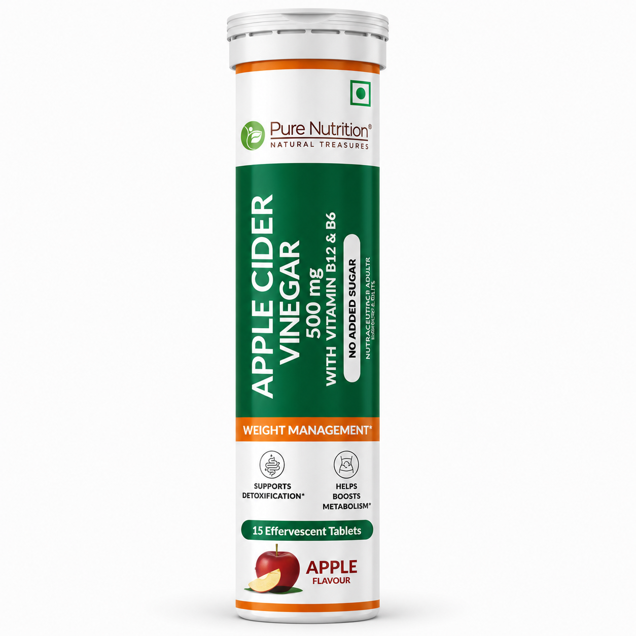 Pure Nutrition Apple Cider Vinegar Effervescent Tablets