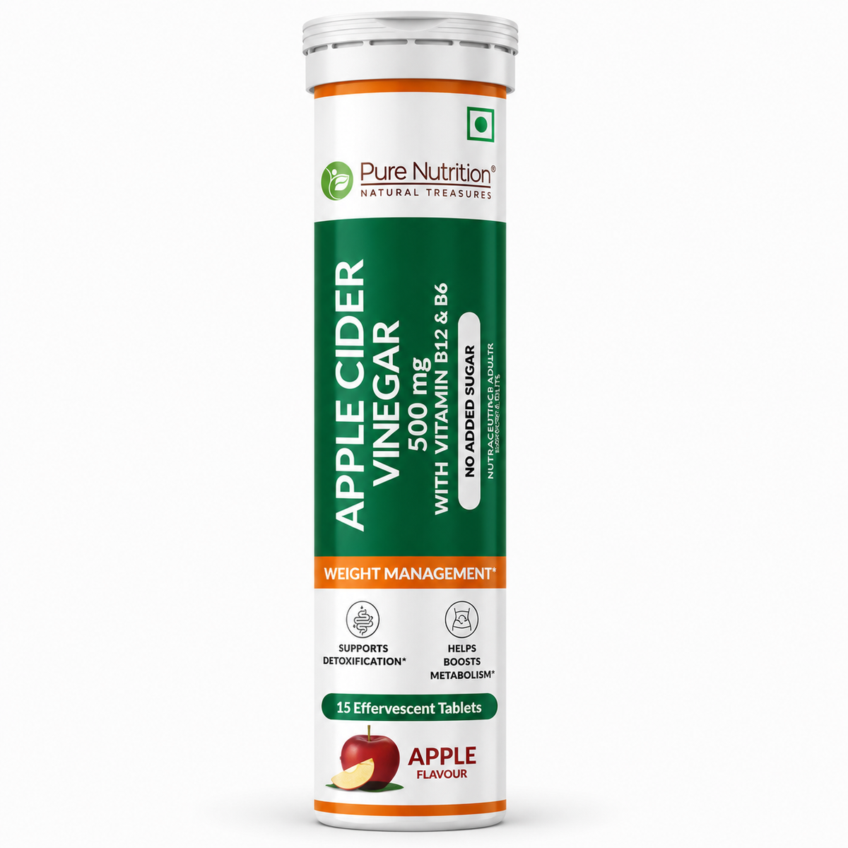 Pure Nutrition Apple Cider Vinegar Effervescent Tablets