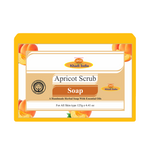 Khadi Care Herbal Apricot Scrub Soap for Exfoliation & Smooth Skin - 125g