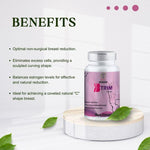 Zenius B Trim Capsules - Breast Reduction Capsules and Tightening, Figure Enhancement - 60 Capsules