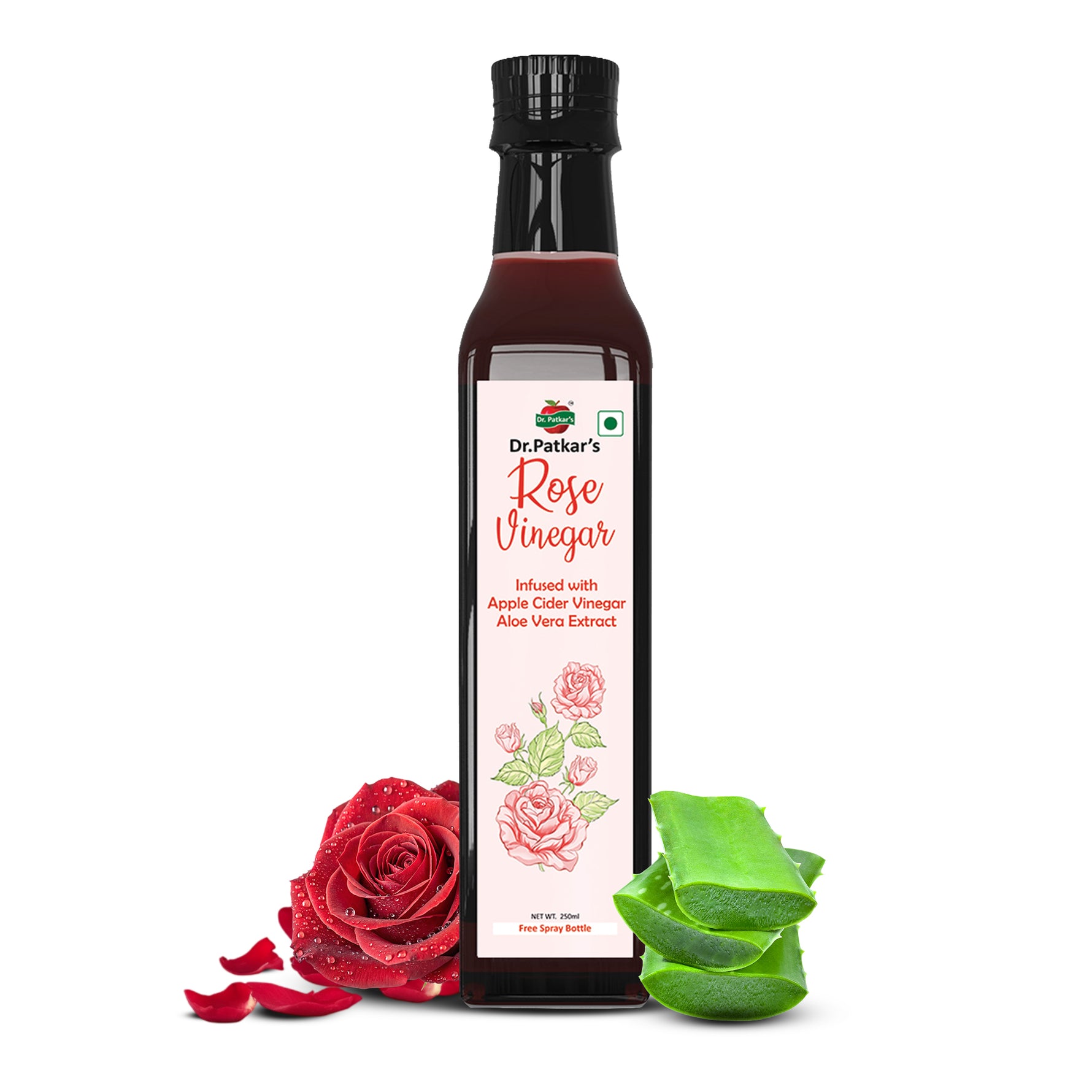 Dr. Patkar's Rose Vinegar with ACV & Aloevera Extract - 250ml