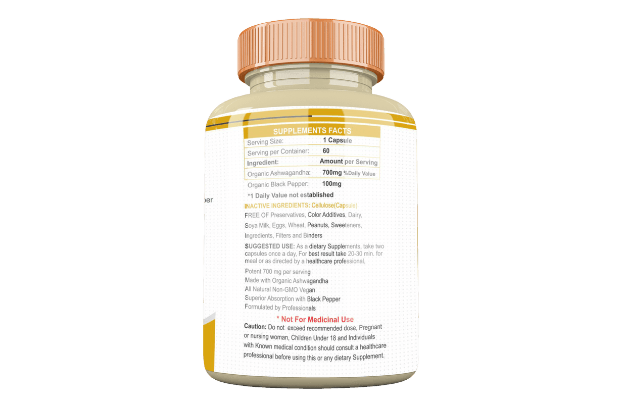 Divya Shree Ashwagandha Capsule Helps Enhance Vigour and Vitality, Power & Strength 60 Capsule Jeevan Care Ayurveda