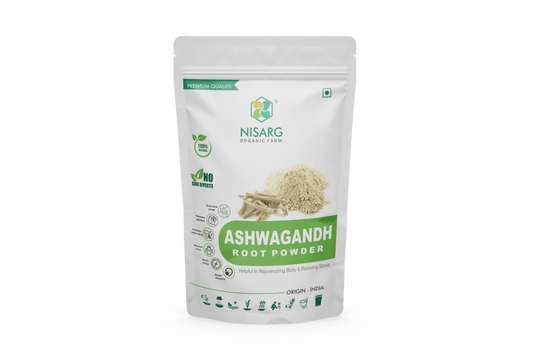 Nisarg Organic Farm Ashwagandh Root Powder