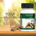 Vogue Wellness Ashwagandha Tablets | Withania Somnifera Root Extract | Ayurvedic Herbal Supplement for Stress Management, Energy, Stamina, Strength & Overall Wellness | 60 Vegetarian Tablets