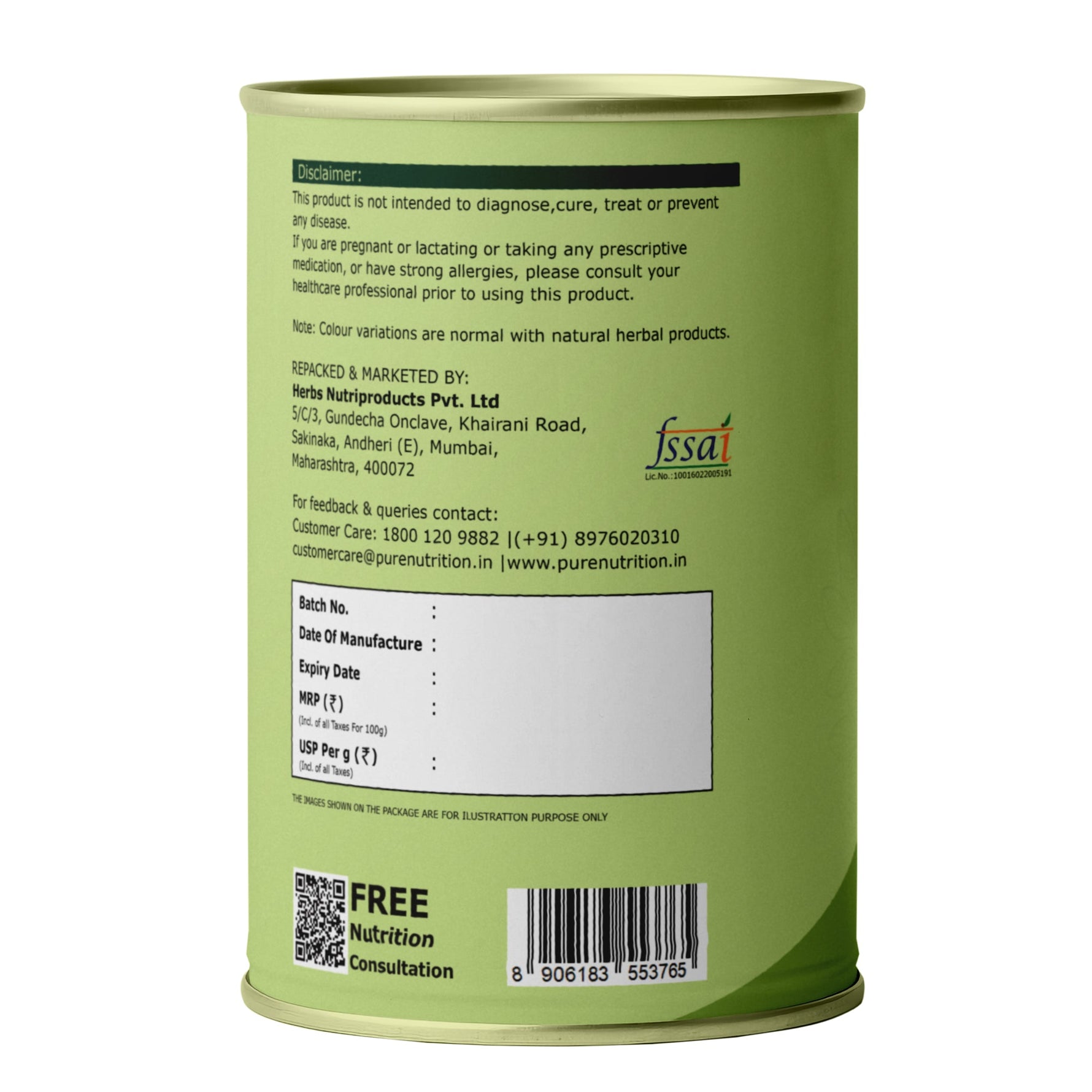 Pure Nutrition Ashwagandha Powder – 100g | Traditional Adaptogen | Natural Root Powder