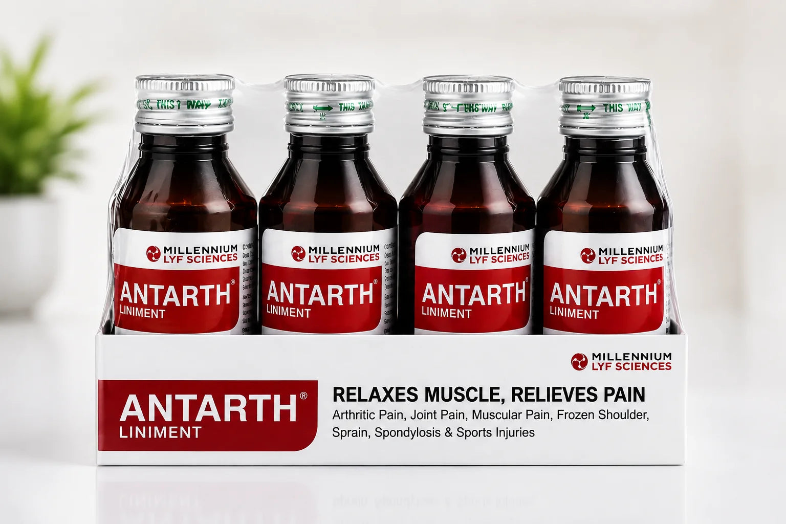 Millennium Antarth Liniment (50ml Each) (Pack of 4)