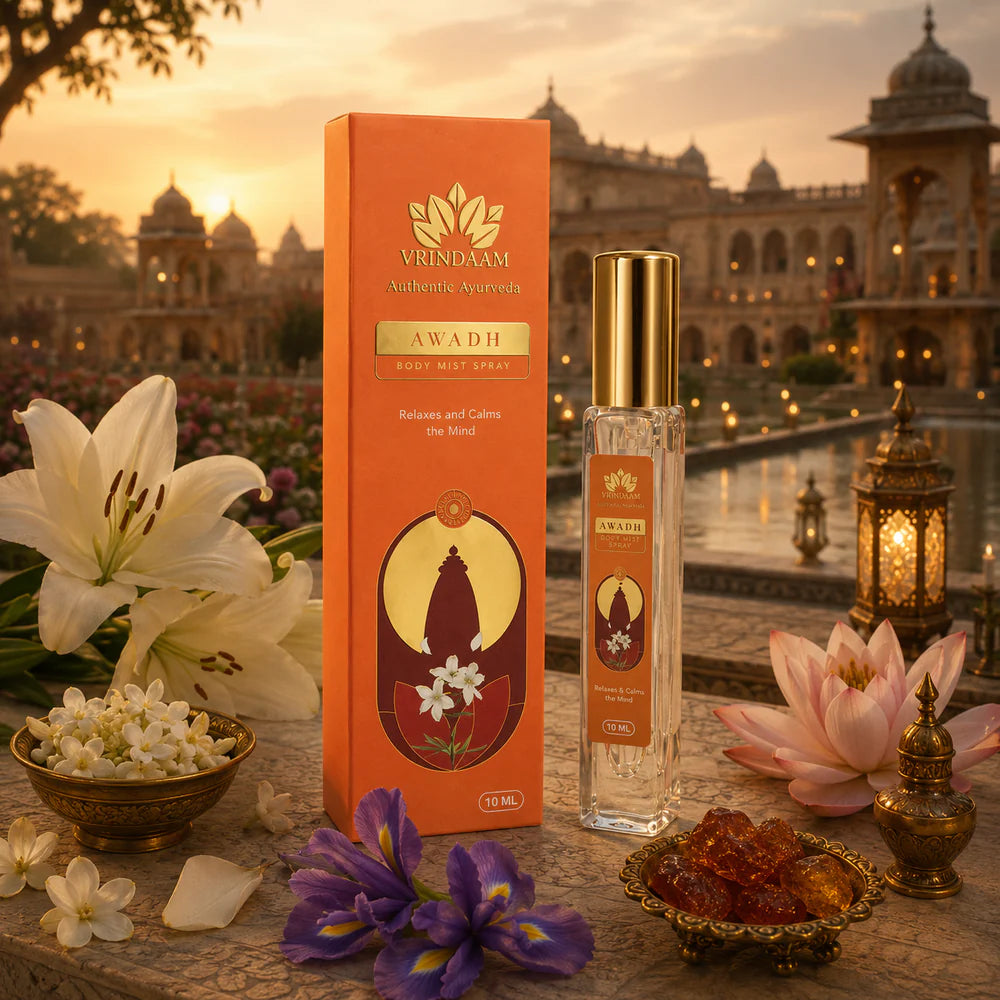 Vrinda Awadh Aromatic Oil Roll On - 8ml