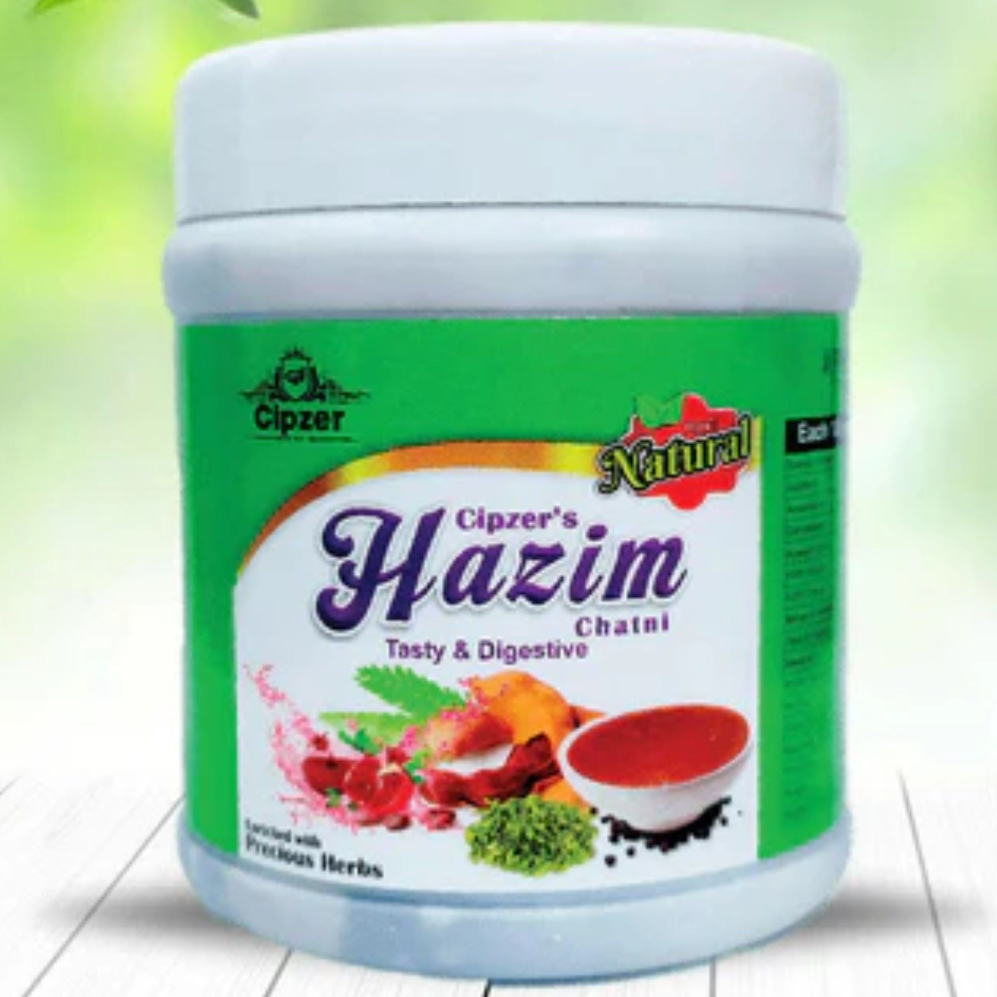 Cipzer Hazim Chatni 250G | Herbal Digestive Chutney For Gas, Acidity, Indigestion & Appetite Boost