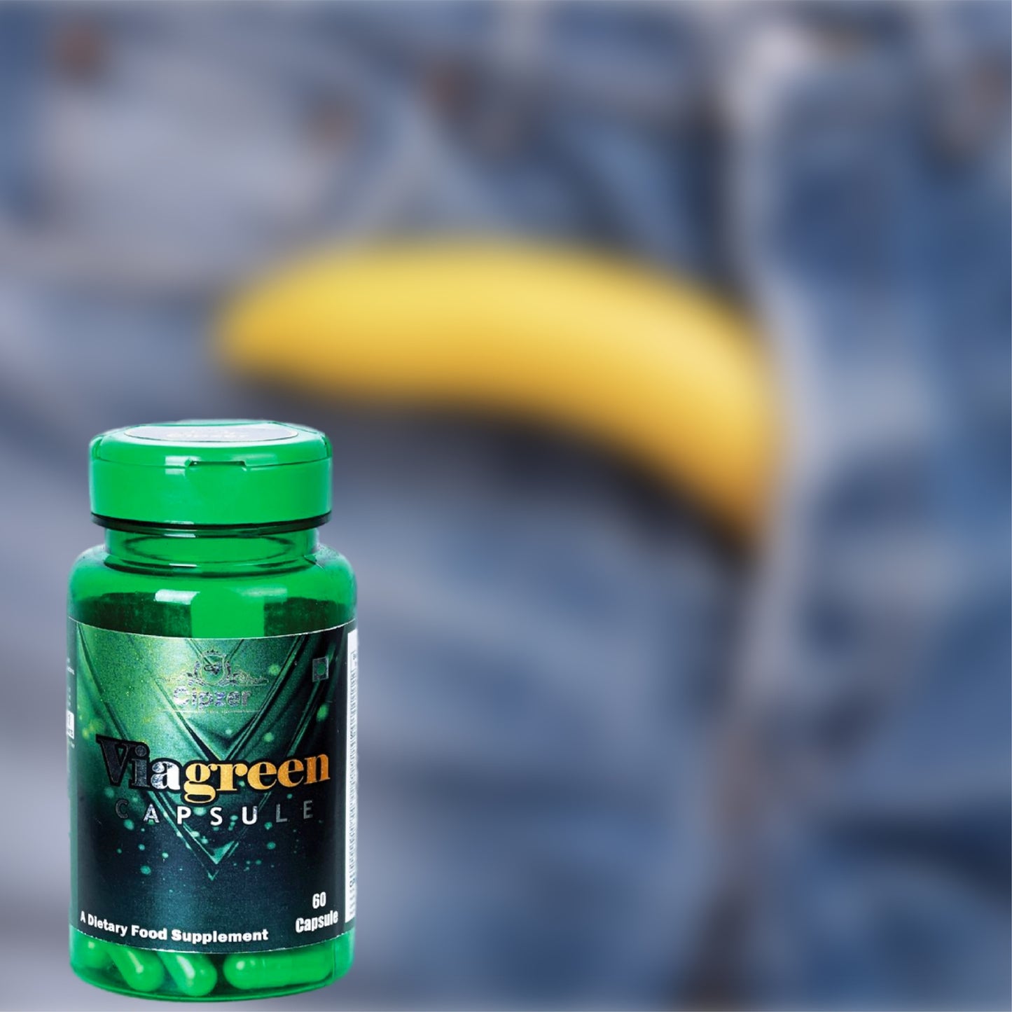 Cipzer Viagreen 60 Capsules | Natural Male Sexual Performance Booster For Penis Size, Sex Timing, Stamina & Strength